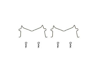 Dorman - First Stop Disc Brake Hardware Kit P/N:HW13003 Fits: Lexus Gx470 09-03, Toyota 4runner 09-03, Toyota Corona 82-69, Toyota Crown 72-68, Toyota Fj Cruiser 13-11, Toyota Mark Ii 76-72, Toyota Pickup 78-74, Toyota Tacoma 12-05 - Image 1