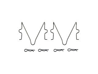 Dorman - First Stop Disc Brake Hardware Kit P/N:HW13033 Fits: Buick Opel 79-76, Isuzu I-mark 84-81 - Image 1