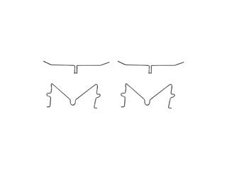 Dorman - First Stop Disc Brake Hardware Kit P/N:HW13051 Fits: Toyota 4runner 88-84, Toyota Land Cruiser 90-75, Toyota Pickup 88-79 - Image 1