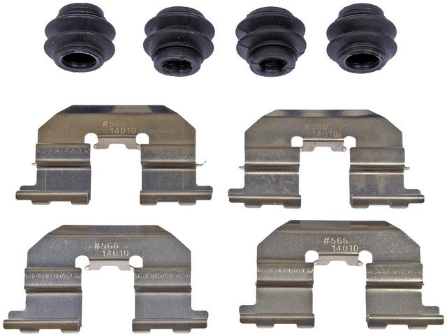Dorman - First Stop Disc Brake Hardware Kit P/N:HW13674 Fits: Hyundai Accent 17-12, Hyundai Azera 2013, Hyundai Elantra 16-11, Hyundai Sonata 14-11, Kia Optima 16-11, Kia Rio 14-12, Kia Soul 13-10, Mini Cooper 18-16 - Image 1