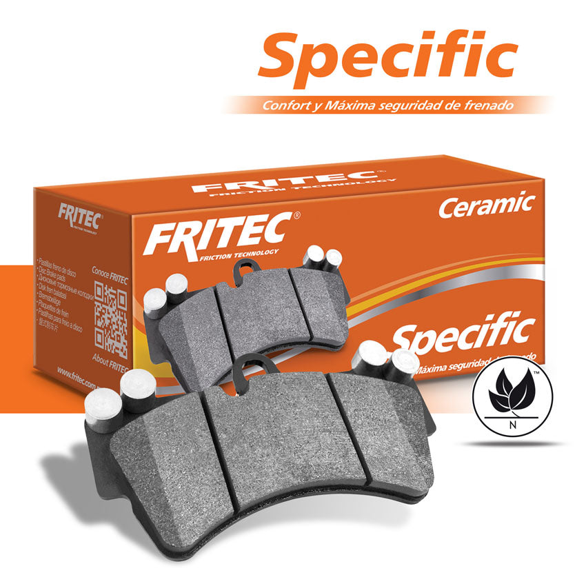 Servicio a Frenos Delanteros Ceramica Fritec SPC-8804-Z