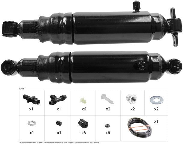 Monroe Shocks & Struts Air Shock Absorber P/N:MA706 Fits: Chevrolet Chevy Ii 1968, Chevrolet Nova 72-69, Pontiac Ventura 72-71 - Image 1