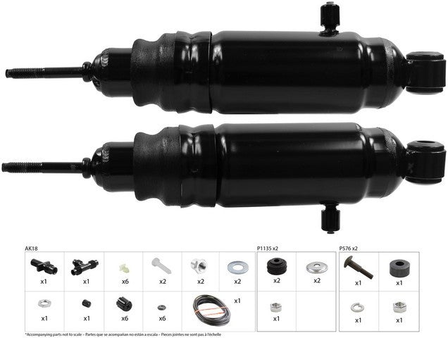 Monroe Shocks & Struts Air Shock Absorber P/N:MA709 Fits: Ford Granada 80-75, Ford Maverick 77-70, Lincoln Versailles 80-77, Mercury Comet 77-71, Mercury Monarch 80-75 - Image 1