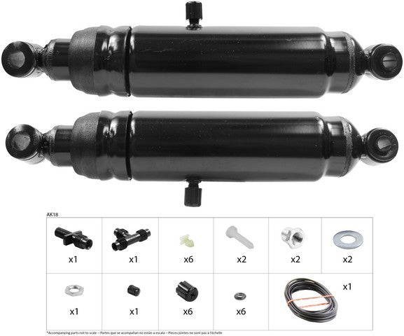 Monroe Shocks & Struts Air Shock Absorber P/N:MA757 Fits: Chrysler 300, Chrysler Cordoba, Chrysler Imperial, Chrysler New Yorker, Chrysler Newport, Dodge 330, Dodge 440, Dodge Challenger, Dodge Charger, Dodge Coronet - Image 1