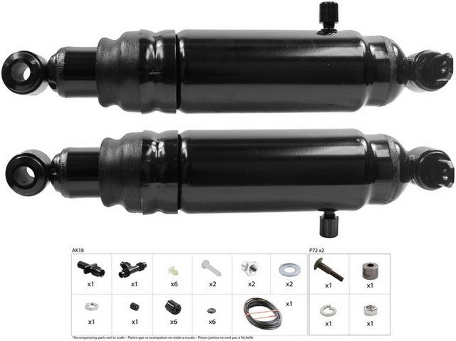Monroe Shocks & Struts Air Shock Absorber P/N:MA762 Fits: Buick Century, Buick Skylark, Buick Special, Buick Sportwagon, Chevrolet Chevelle, Chevrolet El Camino, Chevrolet Malibu, Chevrolet Monte Carlo, GMC Sprint, Oldsmobile Cutlass - Image 1