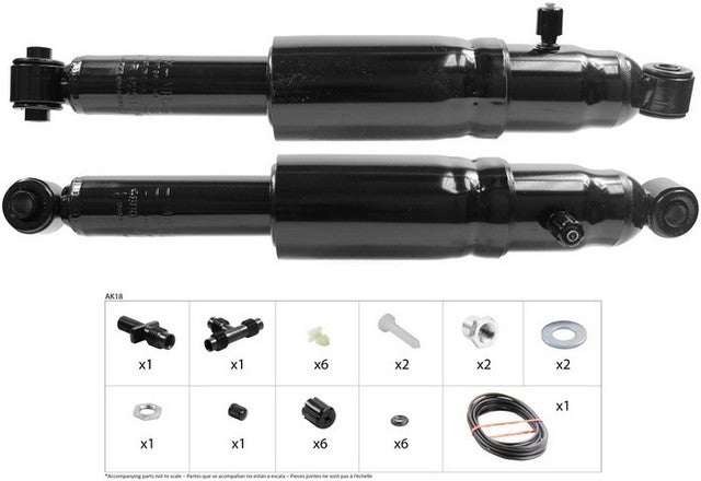 Monroe Shocks & Struts Air Shock Absorber P/N:MA803 Fits: Volkswagen Beetle 77-68, Volkswagen Fastback 73-68, Volkswagen Karmann Ghia 74-69, Volkswagen Squareback 73-68, Volkswagen Super Beetle 80-71, Volkswagen Thing 74-73 - Image 1