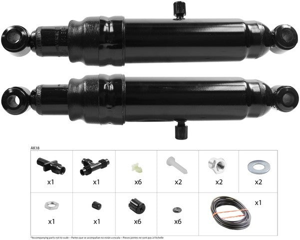 Monroe Shocks & Struts Air Shock Absorber P/N:MA812 Fits: Mazda B2000 87-86, Mazda B2200 89-87, Mazda B2600 89-87, Mitsubishi Mighty Max 86-83, Mitsubishi Montero 89-83, Nissan D21 94-86, Nissan Pickup 97-95 - Image 1
