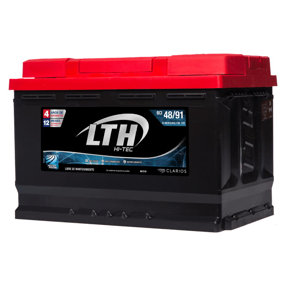LTH HI-TEC Bateria Automotriz BCI 48/91 730CCA