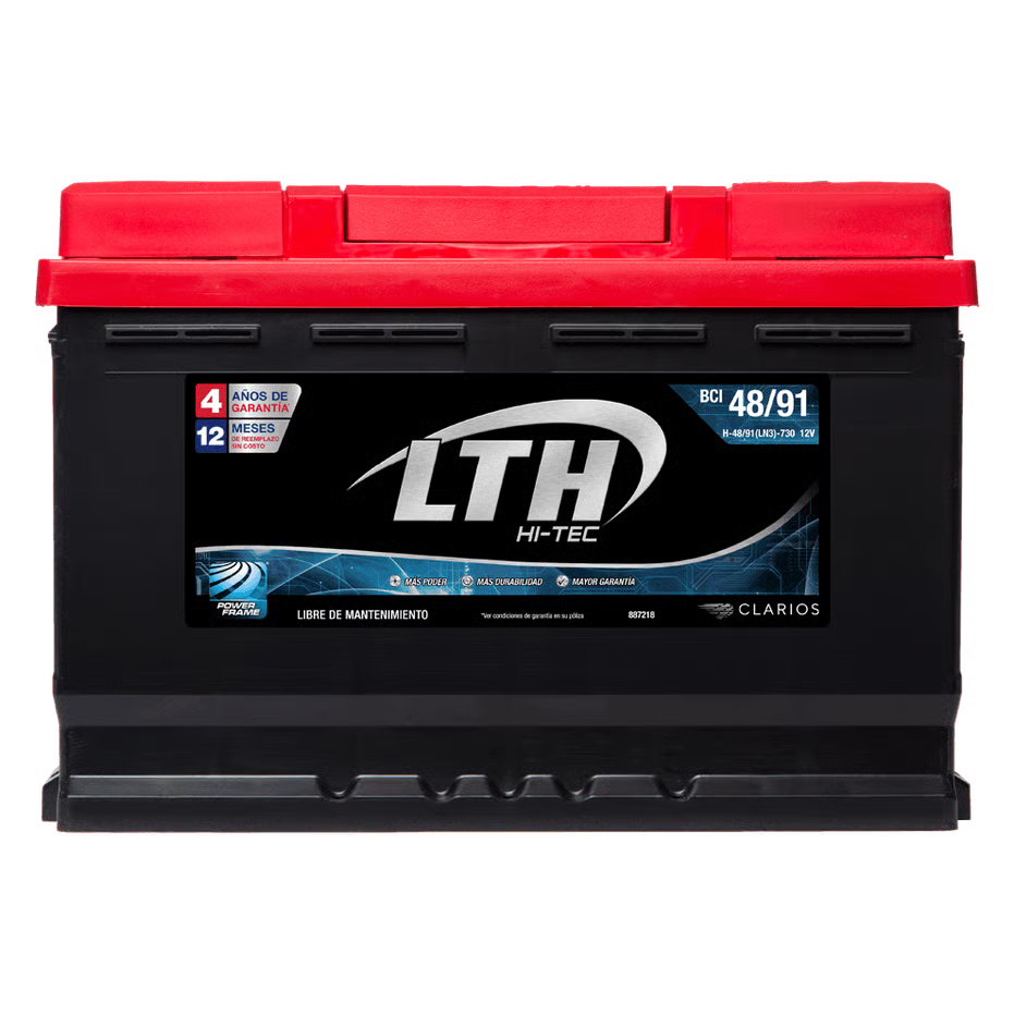 LTH HI-TEC Bateria Automotriz BCI 48/91 730CCA