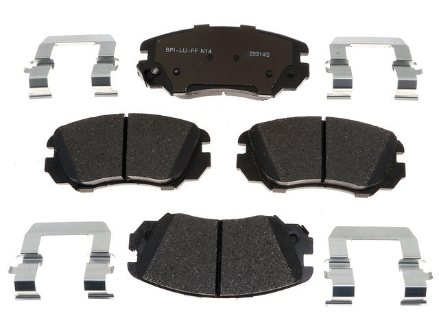 Raybestos Brakes Disc Brake Pad Set P/N:MGD1421CH Fits: Buick Allure, Buick Cascada, Buick Lacrosse, Buick Regal, Cadillac Elr, Chevrolet Equinox, Chevrolet Impala, Chevrolet Malibu, Chevrolet Malibu Limited, GMC Terrain, Saab 9-5 - Image 1