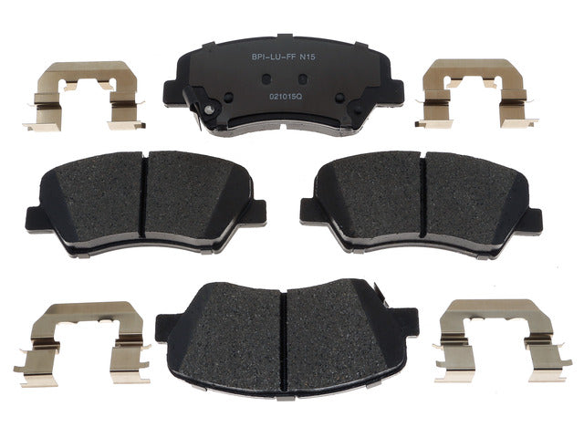 Raybestos Brakes Disc Brake Pad Set P/N:MGD1543CH Fits: Hyundai Elantra 16-11, Hyundai Elantra Coupe 14-13, Hyundai Elantra Gt 16-13, Hyundai Veloster 16-12, Kia Forte 16-14, Kia Forte Koup 16-14, Kia Forte5 16-15 - Image 1
