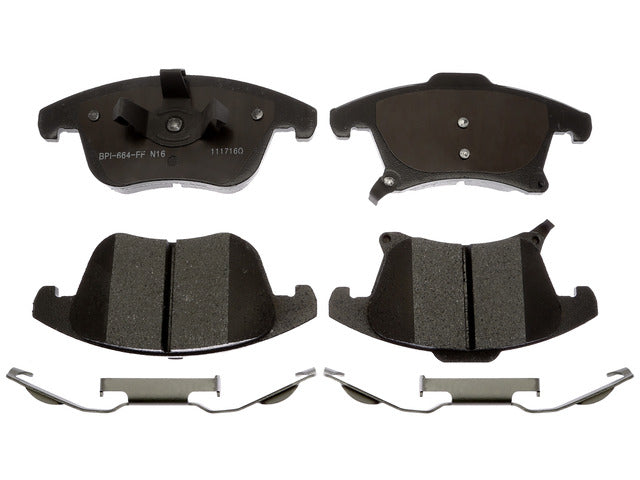 Raybestos Brakes Disc Brake Pad Set P/N:MGD1653CH Fits: Ford Fusion 20-13, Ford Police Responder Hybrid 20-19, Ford Ssv Plug-in Hybrid 20-19, Lincoln Mkz 20-13 - Image 1