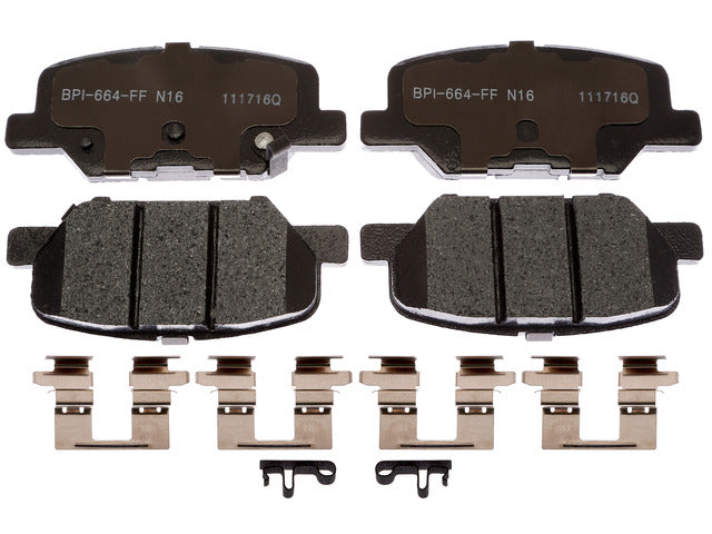 Raybestos Brakes Disc Brake Pad Set P/N:MGD1679CH Fits: Mazda 3 16-14, Mazda 3 Sport 2014, Mazda 6 15-14, Mitsubishi Outlander 19-14, Mitsubishi Outlander Sport 24-13, Mitsubishi Rvr 24-13 - Image 1