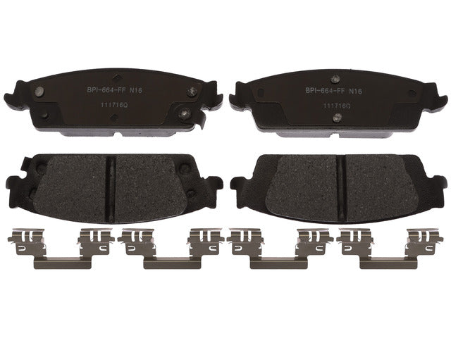 Raybestos Brakes Disc Brake Pad Set P/N:MGD1707CH Fits: Cadillac Escalade, Cadillac Escalade Esv, Chevrolet Silverado 1500, Chevrolet Silverado 1500 Ld, Chevrolet Suburban, Chevrolet Tahoe, GMC Sierra 1500, GMC Sierra 1500 Limited, GMC Yukon, GMC Yukon Xl - Image 1
