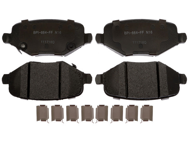 Raybestos Brakes Disc Brake Pad Set P/N:MGD1719CH Fits: Chrysler TOWN &amp; COUNTRY 16-12, Dodge Grand Caravan 16-12, Dodge Journey 2013, Ram C/v 15-12 - Image 1