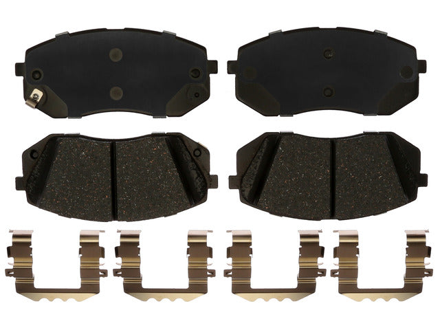 Raybestos Brakes Disc Brake Pad Set P/N:MGD1855CH Fits: Hyundai Kona 23-21, Hyundai Sonata 19-16, Kia Forte 24-20, Kia Optima 20-16, Kia Seltos 2020, Kia Soul 19-17, Kia Soul Ev 2017 - Image 1