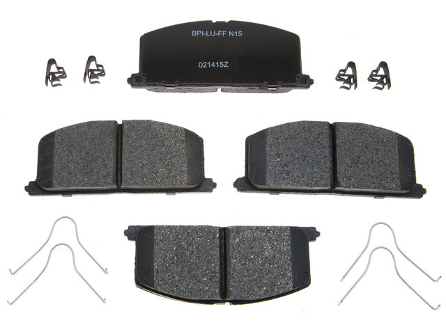 Raybestos Brakes Disc Brake Pad Set P/N:MGD242CH Fits: Chevrolet Nova 88-85, Geo Prizm 92-89, Toyota Camry 86-83, Toyota Celica 91-86, Toyota Corolla 92-84, Toyota Mr2 89-85, Toyota Mr2 95-91, Toyota Paseo 99-92, Toyota Tercel 99-83 - Image 1
