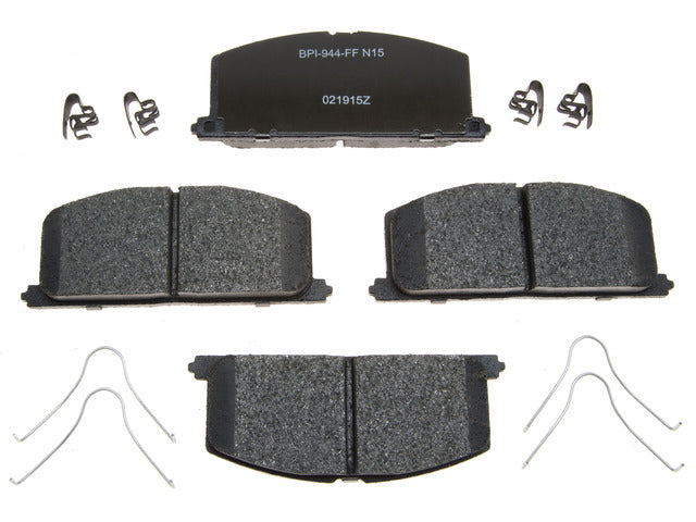 Raybestos Brakes Disc Brake Pad Set P/N:MGD242MH Fits: Chevrolet Nova 88-85, Geo Prizm 92-89, Toyota Camry 86-83, Toyota Celica 91-86, Toyota Corolla 92-84, Toyota Mr2 89-85, Toyota Mr2 95-91, Toyota Paseo 99-92, Toyota Tercel 99-83 - Image 1