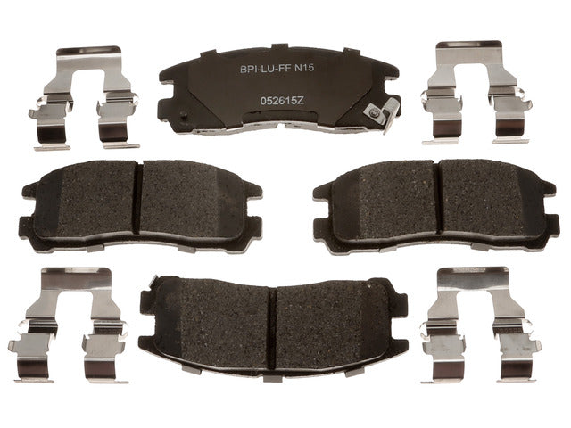 Raybestos Brakes Disc Brake Pad Set P/N:MGD383CH Fits: Chrysler Sebring, Dodge Avenger, Dodge Stealth, Dodge Stratus, Eagle Summit, Eagle Talon, Mitsubishi 3000gt, Mitsubishi Diamante, Mitsubishi Eclipse - Image 1