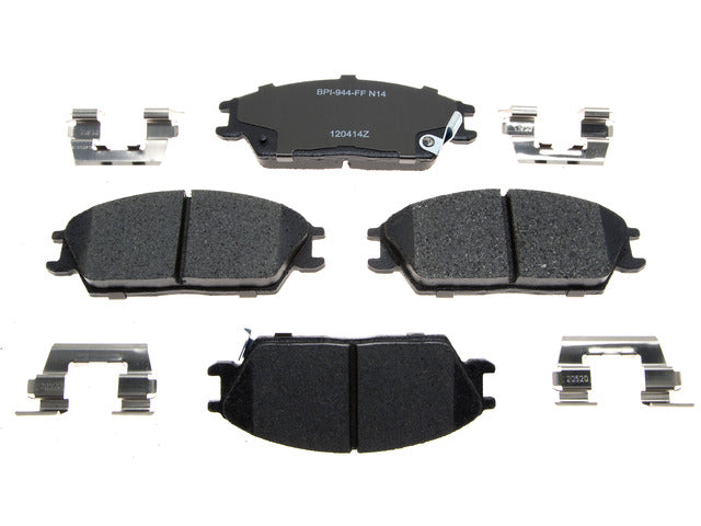 Raybestos Brakes Disc Brake Pad Set P/N:MGD440MH Fits: Hyundai Accent 05-95, Hyundai Excel 94-87, Hyundai Scoupe 1991, Hyundai Scoupe 95-93, Hyundai Stellar 1987, Mitsubishi Precis 94-87 - Image 1