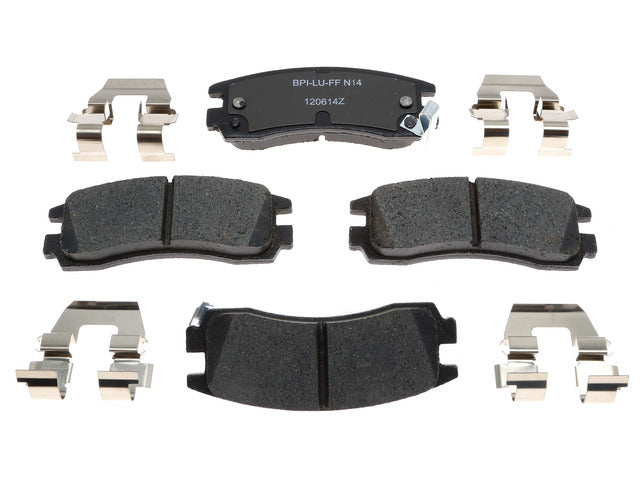Raybestos Brakes Disc Brake Pad Set P/N:MGD698CH Fits: Buick Allure, Buick Century, Buick Lacrosse, Buick Regal, Buick Rendezvous, Chevrolet Impala, Chevrolet Monte Carlo, Chevrolet Venture, Oldsmobile Alero, Oldsmobile Intrigue - Image 1