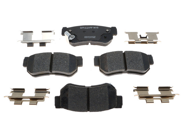 Raybestos Brakes Disc Brake Pad Set P/N:MGD813CH Fits: Hyundai Azera, Hyundai Elantra, Hyundai Santa Fe, Hyundai Sonata, Hyundai Tucson, Hyundai Xg300, Hyundai Xg350, Kia Amanti, Kia Magentis, Kia Optima, Kia Sportage - Image 1