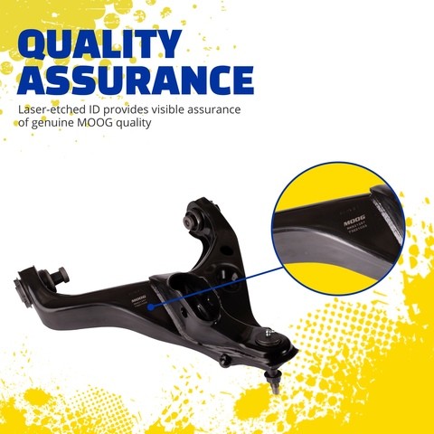 MOOG Chassis Products Suspension Control Arm and Ball Joint Assembly P/N:RK623862 Fits: Ford Ranger 21-19 - Image 2