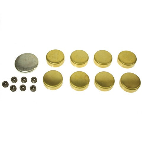 Melling Engine Expansion Plug Kit P/N:MPE-102BR Fits: Chevrolet B60, Chevrolet Bel Air, Chevrolet Biscayne, Chevrolet Blazer, Chevrolet Brookwood, Chevrolet C10, Chevrolet C10 Pickup, Chevrolet C10 Suburban, Chevrolet C1500, Chevrolet C20 - Image 1