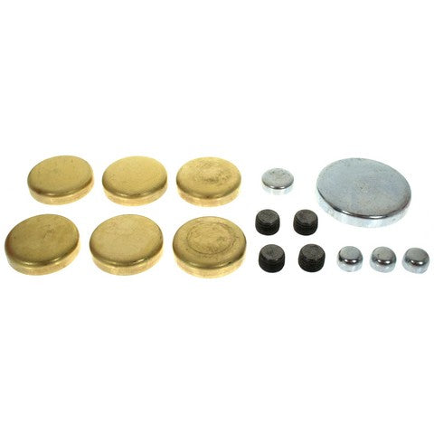 Melling Engine Expansion Plug Kit P/N:MPE-608BR Fits: Cadillac 60 Special 1993, Cadillac Commercial Chassis 93-91, Cadillac Deville 95-91, Cadillac Eldorado 93-91, Cadillac Fleetwood 92-91, Cadillac Seville 93-91 - Image 1