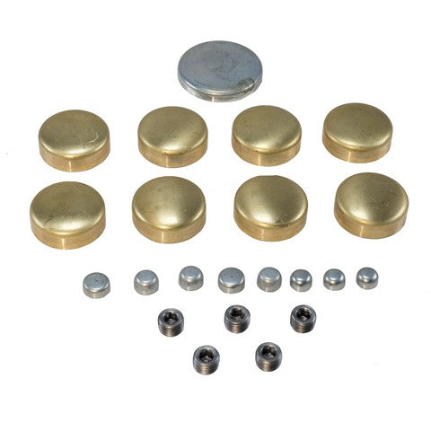 Melling Engine Expansion Plug Kit P/N:MPE-848BR Fits: Cadillac Escalade, Chevrolet C1500, Chevrolet C2500, Chevrolet C3500, Chevrolet Express 1500, Chevrolet Express 2500, Chevrolet Express 3500, Chevrolet K1500, Chevrolet K2500, Chevrolet K3500 - Image 1