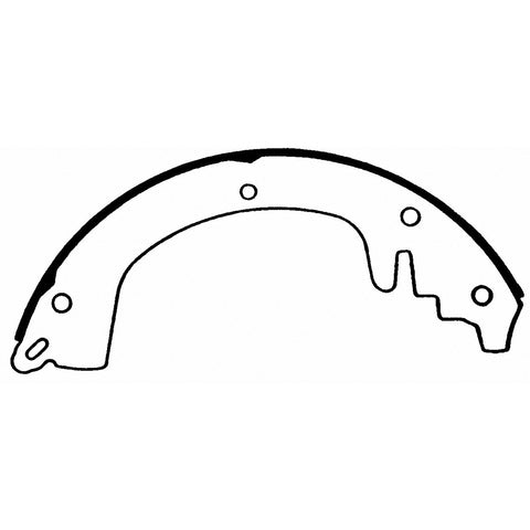 Wagner Brake Drum Brake Shoe P/N:Z40 Fits: International Am80, International M800, International M800 Navy, International M800 Post Office, International Scout, Jeep Cj3, Jeep Cj5, Jeep Cj6, Jeep Dispatcher, Jeep Dj3, Jeep Universal - Image 2