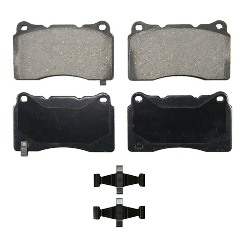 Wagner Brake Disc Brake Pad Set P/N:ZD1001 Fits: Buick Regal, Buick Regal Sportback, Cadillac Ats, Cadillac Ct6, Cadillac Cts, Cadillac Xts, Detomaso Pantera, Mitsubishi Lancer, Subaru Wrx, Subaru Wrx Sti, Tesla S, Tesla X - Image 1