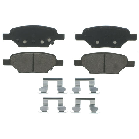 Wagner Brake Disc Brake Pad Set P/N:ZD1033A Fits: Chevrolet Cobalt 09-05, Chevrolet Hhr 10-08, Chevrolet Malibu 12-04, Pontiac G5 09-07, Pontiac G6 10-05, Pontiac Pursuit 06-05, Saturn Aura 09-07, Saturn Ion 07-04 - Image 1