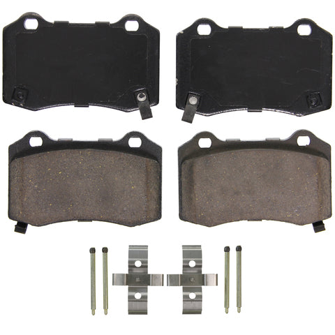 Wagner Brake Disc Brake Pad Set P/N:ZD1053 Fits: Cadillac Cts, Cadillac Sts, Chevrolet Camaro, Chevrolet Ss, Chrysler 300, Dodge Challenger, Dodge Charger, Dodge Magnum, Ferrari F430, Jeep Grand Cherokee, Tesla S, Tesla X - Image 1