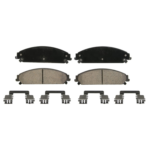 Wagner Brake Disc Brake Pad Set P/N:ZD1058 Fits: Chrysler 300 11-05, Chrysler 300 19-15, Dodge Caliber 09-08, Dodge Challenger 11-09, Dodge Challenger 18-14, Dodge Charger 13-06, Dodge Charger 19-17, Dodge Magnum 08-05 - Image 1