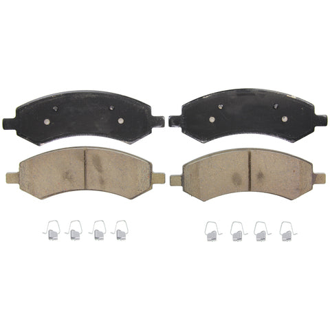 Wagner Brake Disc Brake Pad Set P/N:ZD1084 Fits: Chrysler Aspen 09-07, Dodge Dakota 10-05, Dodge Durango 09-07, Dodge Ram 1500 10-06, Mitsubishi Raider 09-06, Ram 1500 18-11, Ram 1500 Classic 22-19, Ram Dakota 2011 - Image 1