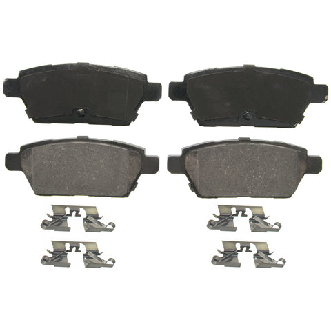 Wagner Brake Disc Brake Pad Set P/N:ZD1161 Fits: Ford Fusion 12-06, Lincoln Mkz 12-07, Lincoln Zephyr 2006, Mazda 6 13-06, Mercury Milan 11-06 - Image 1