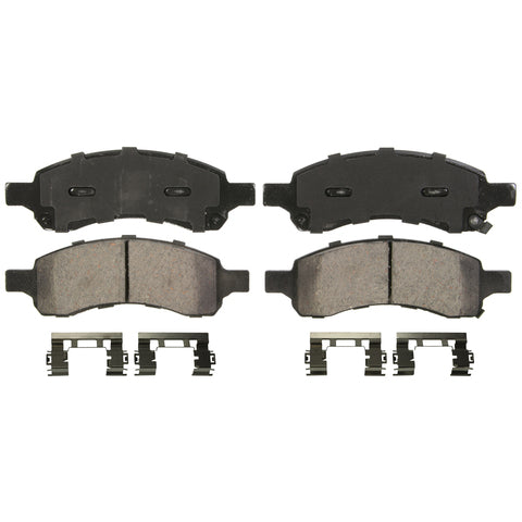 Wagner Brake Disc Brake Pad Set P/N:ZD1169 Fits: Buick Rainier 07-04, Chevrolet Colorado 12-09, Chevrolet Trailblazer 09-06, Chevrolet Trailblazer Ext 2006, GMC Canyon 12-09, GMC Envoy 09-06, GMC Envoy Xl 2006, Isuzu Ascender 08-06, Saab 9-7x 09-06 - Image 1