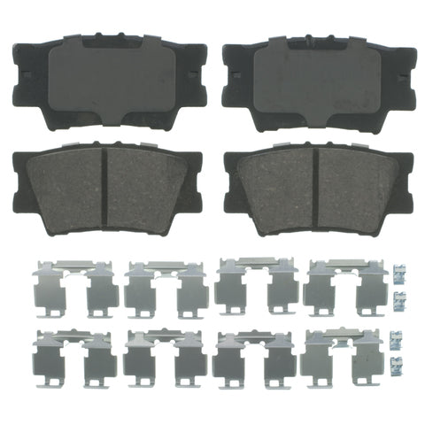 Wagner Brake Disc Brake Pad Set P/N:ZD1212 Fits: Lexus Es300h 18-13, Lexus Es350 18-07, Lexus Hs250h 11-10, Pontiac Vibe 10-09, Toyota Avalon 16-08, Toyota Camry 24-07, Toyota Matrix 13-09, Toyota Rav4 18-06 - Image 1