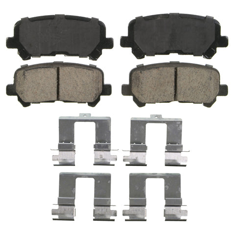 Wagner Brake Disc Brake Pad Set P/N:ZD1281 Fits: Acura Mdx 13-07, Acura Zdx 13-10, Honda Odyssey 17-11, Honda Pilot 11-09 - Image 1