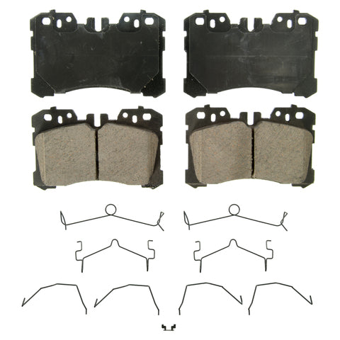 Wagner Brake Disc Brake Pad Set P/N:ZD1282 Fits: Lexus Lc500 19-18, Lexus Lc500h 19-18, Lexus Ls460 17-07, Lexus Ls500 19-18, Lexus Ls500h 2018, Lexus Ls600h 16-08 - Image 1