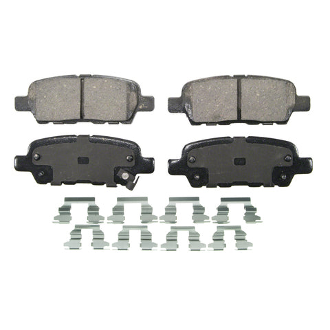Wagner Brake Disc Brake Pad Set P/N:ZD1288 Fits: Infiniti Ex35, Infiniti Fx35, Infiniti G35, Infiniti G37, Infiniti M35, Infiniti M45, Infiniti Q60, Nissan 370z, Nissan Altima, Nissan Juke, Nissan Rogue, Nissan Rogue Select, Nissan Sentra - Image 1