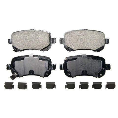 Wagner Brake Disc Brake Pad Set P/N:ZD1326 Fits: Chrysler TOWN &amp; COUNTRY 12-08, Dodge Grand Caravan 12-08, Dodge Journey 12-09, Ram C/v 2012, Volkswagen Routan 12-09 - Image 1