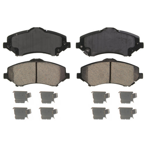 Wagner Brake Disc Brake Pad Set P/N:ZD1327 Fits: Chrysler TOWN &amp; COUNTRY 16-08, Dodge Grand Caravan 15-08, Dodge Journey 12-09, Dodge Nitro 11-09, Ram C/v 15-14, Volkswagen Routan 14-13 - Image 1