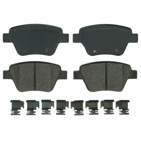 Wagner Brake Disc Brake Pad Set P/N:ZD1456 Fits: Audi A3 13-11, Audi A3 Quattro 13-10, Volkswagen Beetle 13-12, Volkswagen Beetle 2017, Volkswagen Eos 16-11, Volkswagen Golf 14-10, Volkswagen Gti 14-12, Volkswagen Jetta 14-10, Volkswagen Passat 15-12 - Image 1