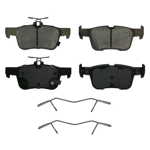 Wagner Brake Disc Brake Pad Set P/N:ZD1665 Fits: Ford Edge 21-15, Ford Escape 19-17, Ford Fusion 20-13, Ford Police Responder Hybrid 20-19, Lincoln Continental 20-17, Lincoln Mkc 19-15, Lincoln Mkx 18-16, Lincoln Mkz 20-13, Lincoln Nautilus 24-19 - Image 1