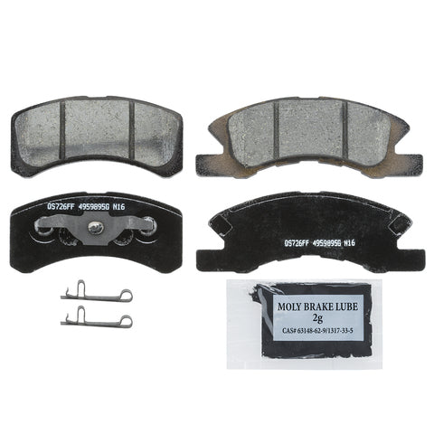 Wagner Brake Disc Brake Pad Set P/N:ZD1731 Fits: Mitsubishi Mirage 15-14, Mitsubishi Mirage 23-17, Mitsubishi Mirage G4 18-17 - Image 1
