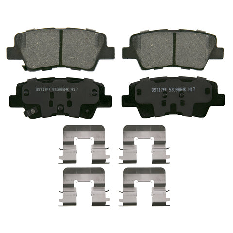 Wagner Brake Disc Brake Pad Set P/N:ZD1813 Fits: Hyundai Elantra Gt 20-17, Hyundai Kona Electric 20-19, Hyundai Sonata 19-16, Hyundai Veloster 17-16, Kia Forte 2018, Kia Forte 23-22, Kia Optima 20-16, Kia Rondo 15-14, Kia Soul 22-17, Kia Soul Ev 2018 - Image 1