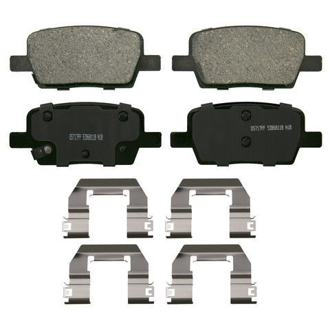 Wagner Brake Disc Brake Pad Set P/N:ZD1877 Fits: Buick Enclave, Cadillac Xt5, Cadillac Xt6, Cadillac Xts, Chevrolet Blazer, Chevrolet Camaro, Chevrolet Traverse, GMC Acadia - Image 1