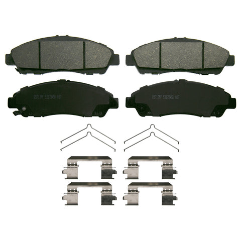 Wagner Brake Disc Brake Pad Set P/N:ZD1896 Fits: Buick Enclave 20-18, Cadillac Xt5 2017, Cadillac Xt5 2020, Cadillac Xt6 2020, Cadillac Xts 2017, Chevrolet Blazer 20-19, Chevrolet Traverse 2018, GMC Acadia 18-17 - Image 1